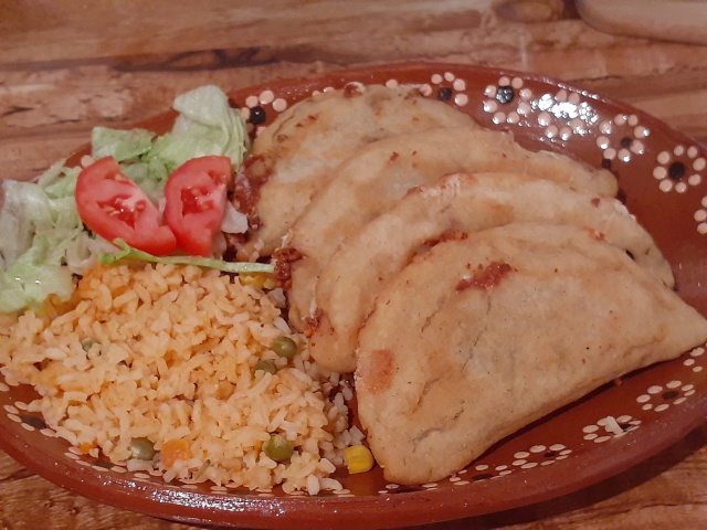 Huitlacoche con arroz