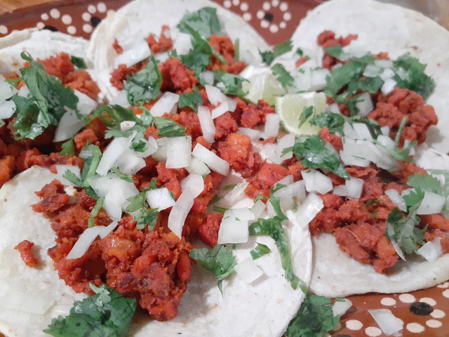 Tacos al pastor sin trompo