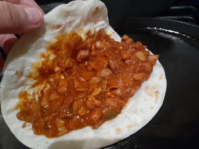 Burrito de arriero rojo