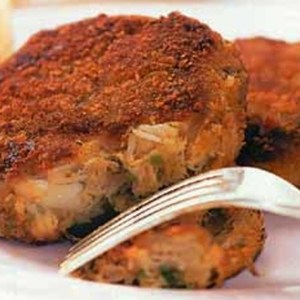 Tortas de cangrejo endiablado de Luisiana