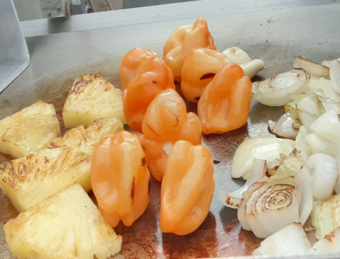 Como preparar salsa habanera con piña