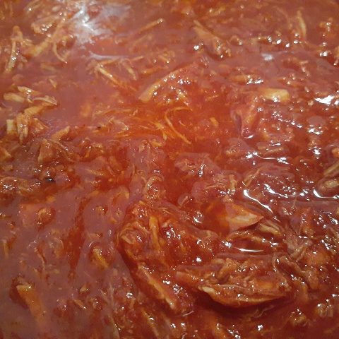 ?Carne Deshebrada En Salsa Roja ⋆ Cocina Con Sazón