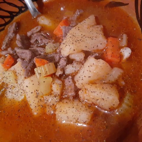 Caldillo de res con papas