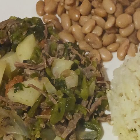 Deshebrada De Res Ranchera Verde