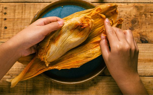 Tamales Rápidos De Chile Rojo, Chile Verde Y Pollo