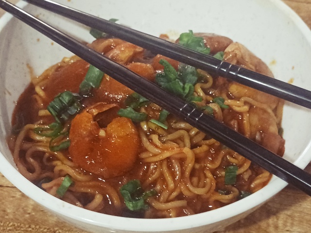 ?Ramen Con Camarones A La Diabla ⋆ Cocina Con Sazón