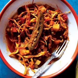 Estofado de pollo y papas