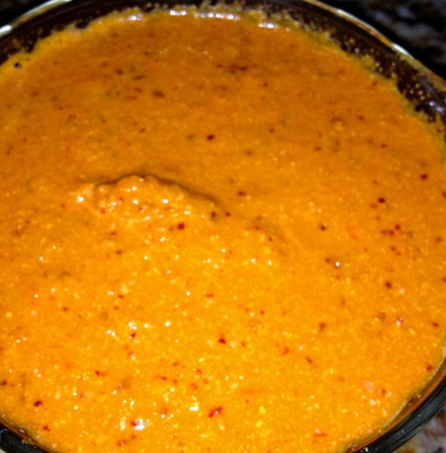 Salsa roja de cacahuate